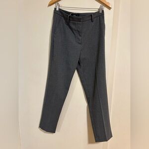 MANGO Gray Tapered Leg Pants – Size 6 | Tailored Chic Workwear Staple